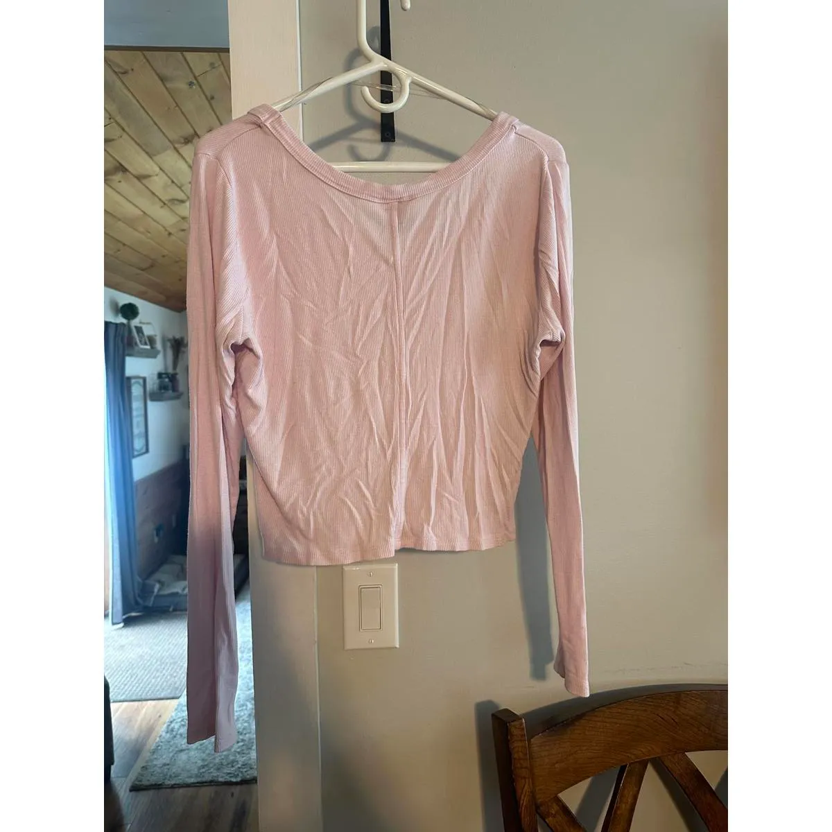 Universal Threads Universal Thread pink crop L/S Size XXL - Image 3