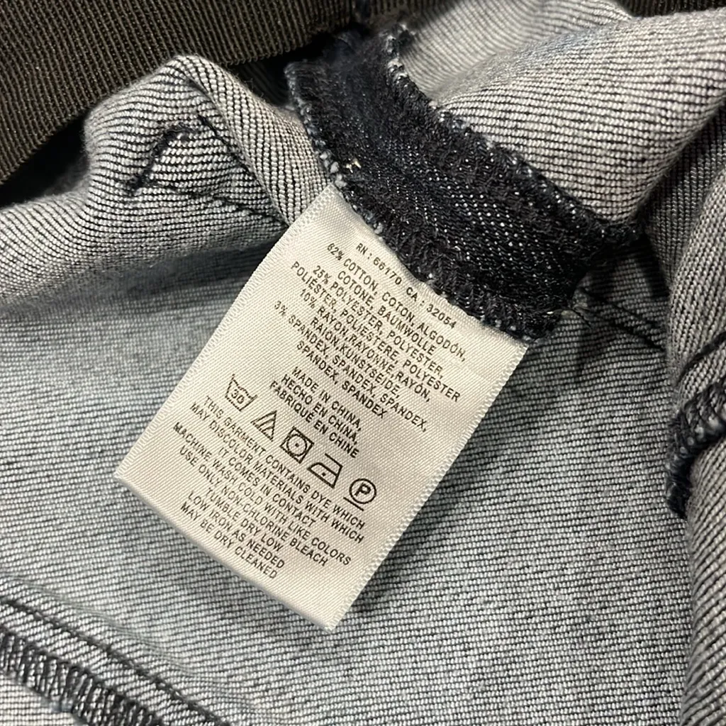 Anthropologie Pilcro and the Letterpress High Rise Denim Leggings Pull On Sz 32 - Image 5