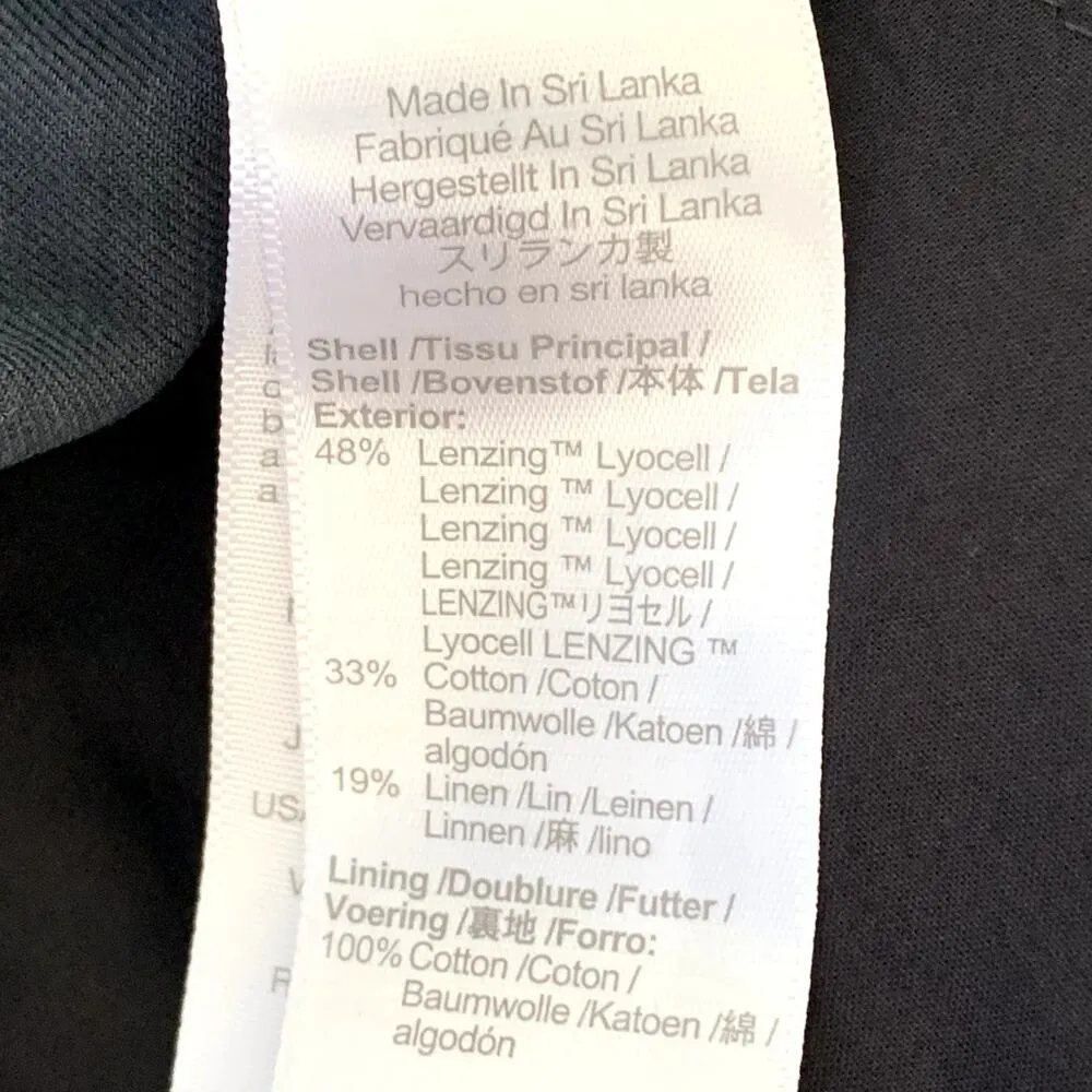 NWT Madewell The Plus Harlow Wide Leg Pant in True Black NH246 - Image 7