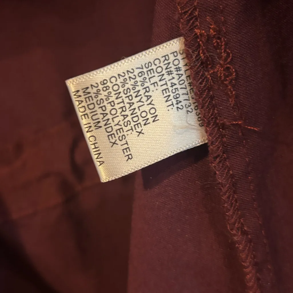 Eden Society Holly Contrast Hood Cargo Utility Jacket Dark Purple Size M Size M - Image 9