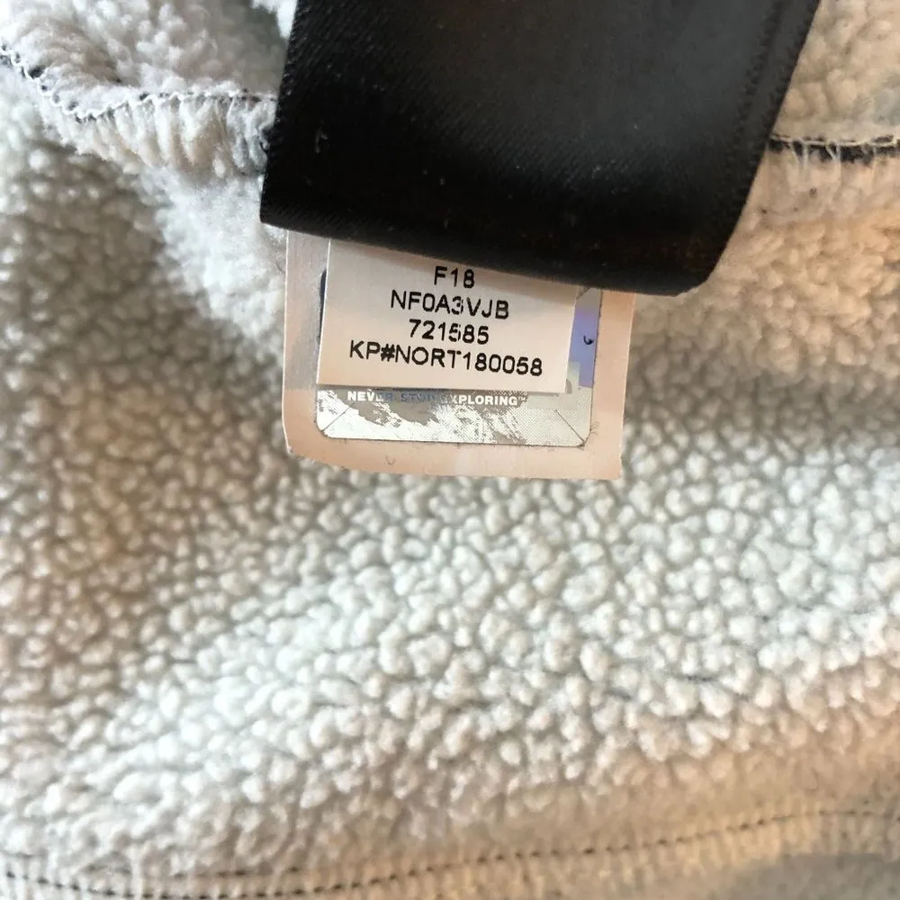 The North Face Womens 1/2 Zip Sweatshirt Fleece Lined Mock Neck Black S - Image 5