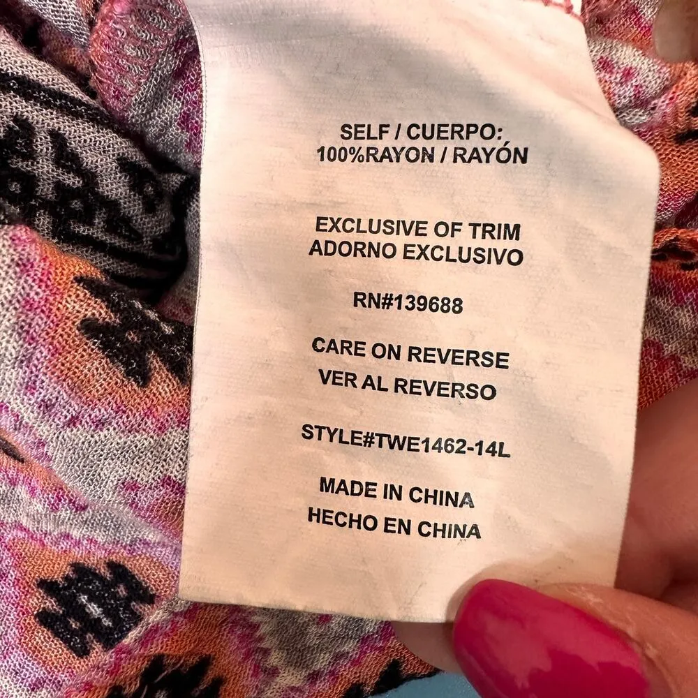 Altar'd State Halter Aztec Tank Top Size Medium - Image 2