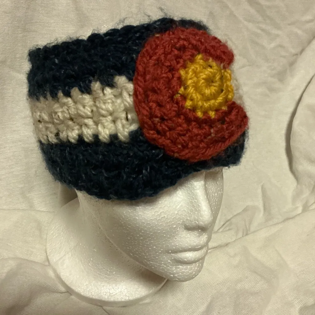 Colorado Hippie Chic Warm Ear Warmer Headband - Image 5