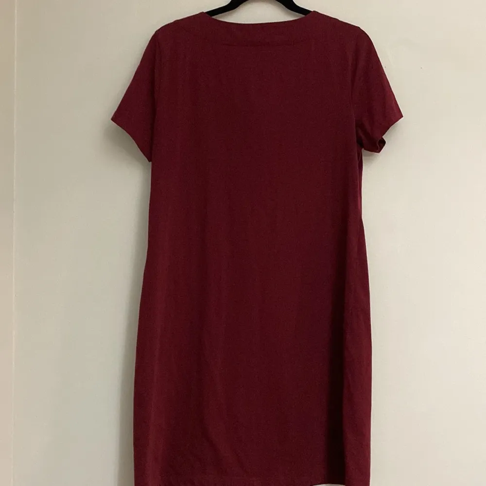 Calvin Klein womens burgundy dress size L - Image 8