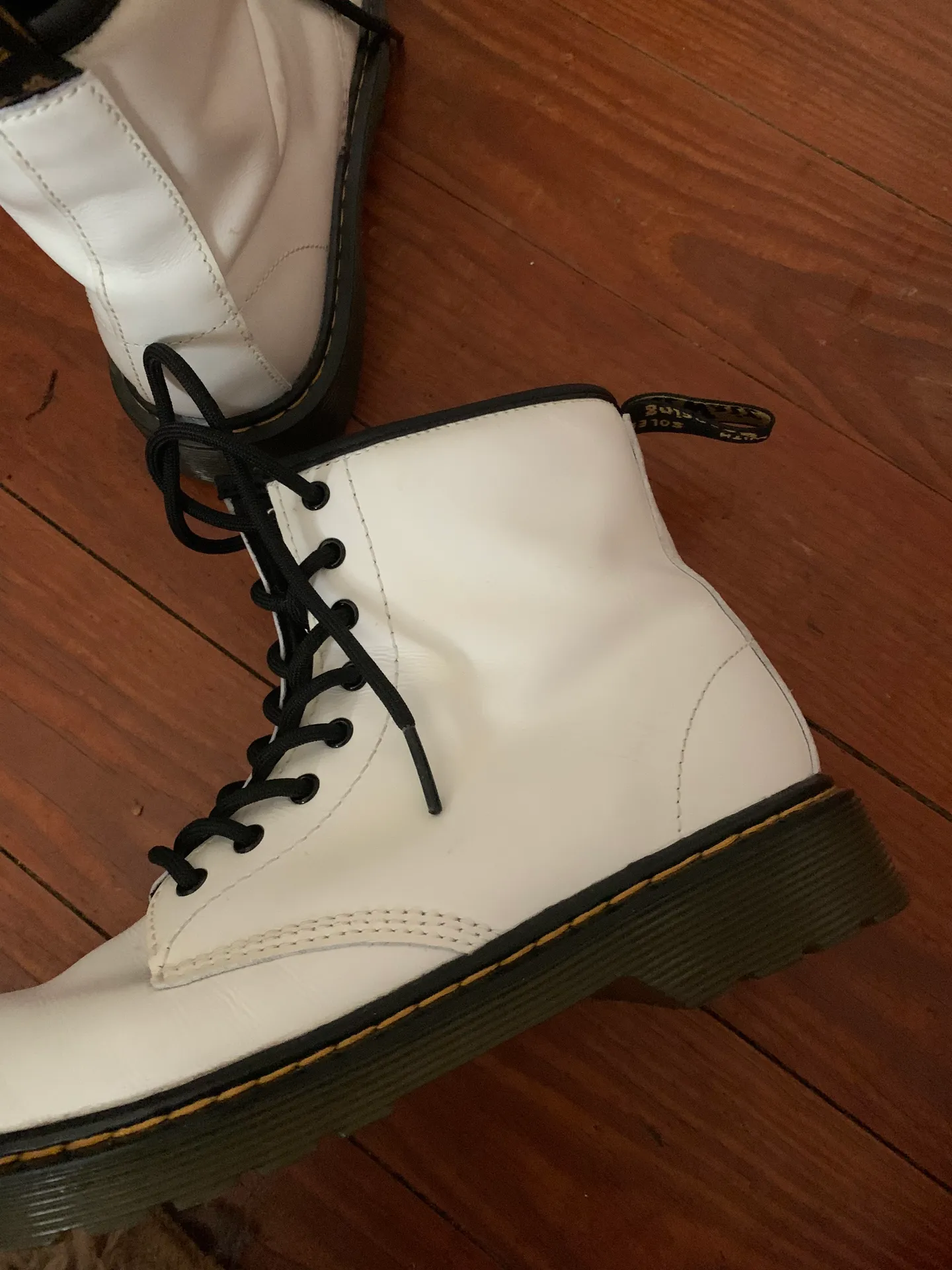 Dr. Martens White Boots - Image 5