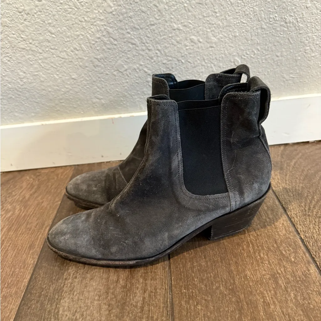 Rag & Bone Women’s  Grey Dixon Boot  Suede Size: 39 - Image 2