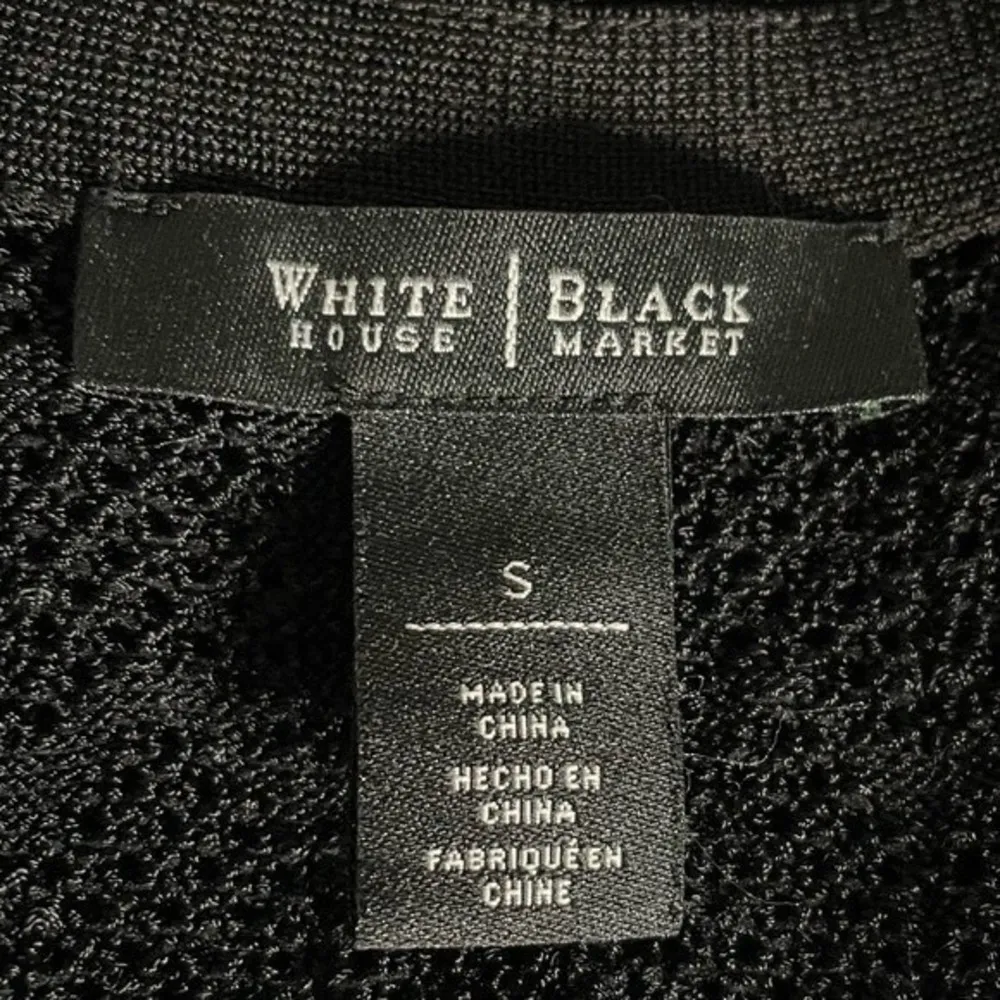 White House Black Market Oversized Tank Sweater Black Size Small - Image 7