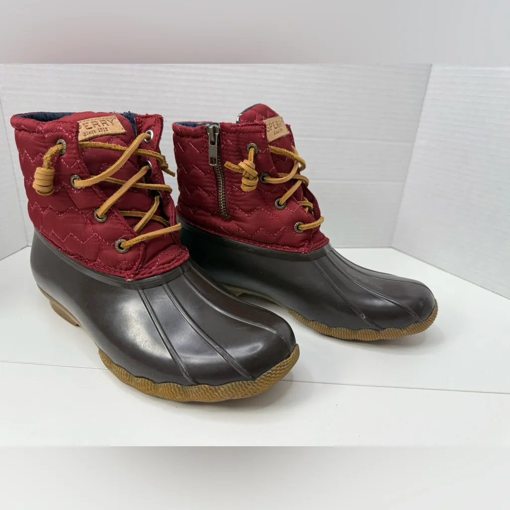 Sperry Top-Sider Saltwater
Quilted Duck Boots Womens Size 8 - Image 8