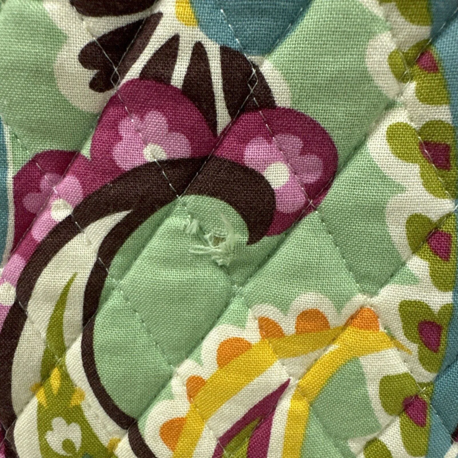 Vera Bradley Retired Tutti Frutti Print 2013 X-Large‎ Shoulder Shopper Tote Bag - Image 4