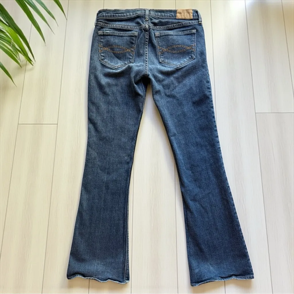 Vintage Abercrombie Mackenzie Stretch Flare Jeans – Size 12 (Fits Like 2/4) - Image 4