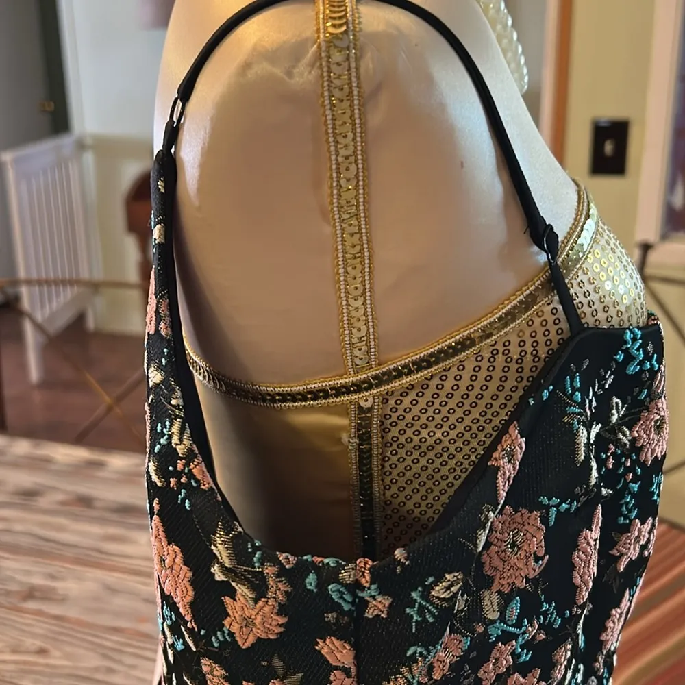 Superdown Black Embroidered Macey Mini Dress. Size Medium. - Image 12