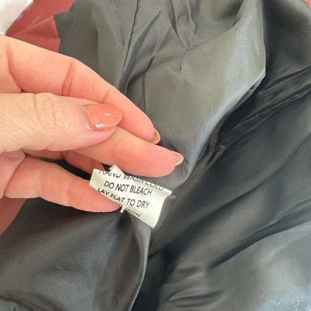 Princess Polly - Jocelyn Faux Leather Boyfriend Blazer Burgundy Sz M/L - Image 8