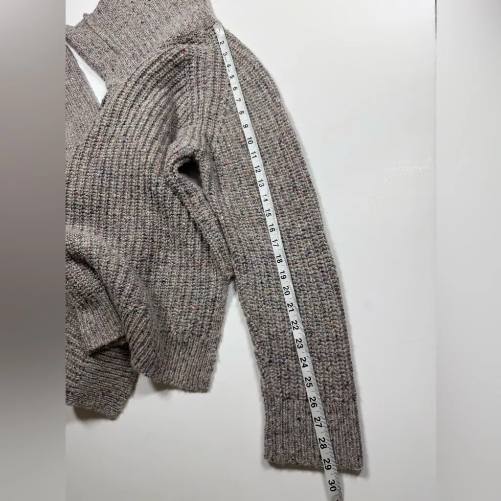 Madewell Colorfleck Ribbed Turtleneck Sweater 🎨🍂🪾 - Image 9