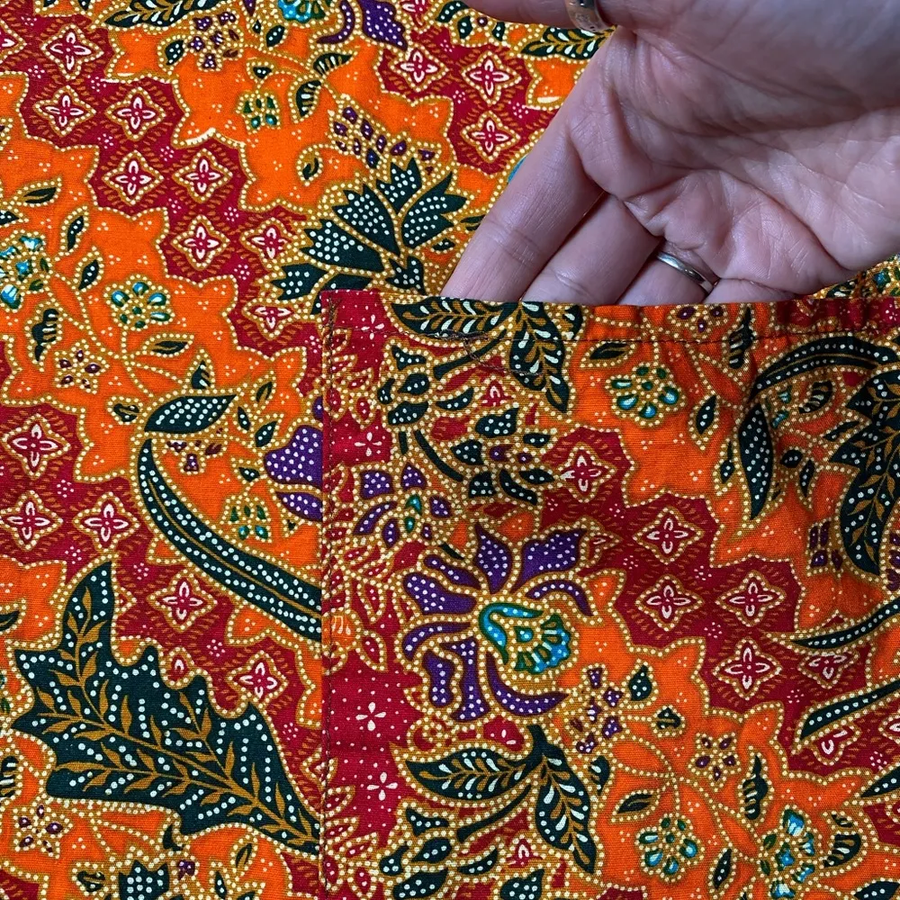 Vintage 1960s Casual Floral Moo Moo Tank Top - Image 4