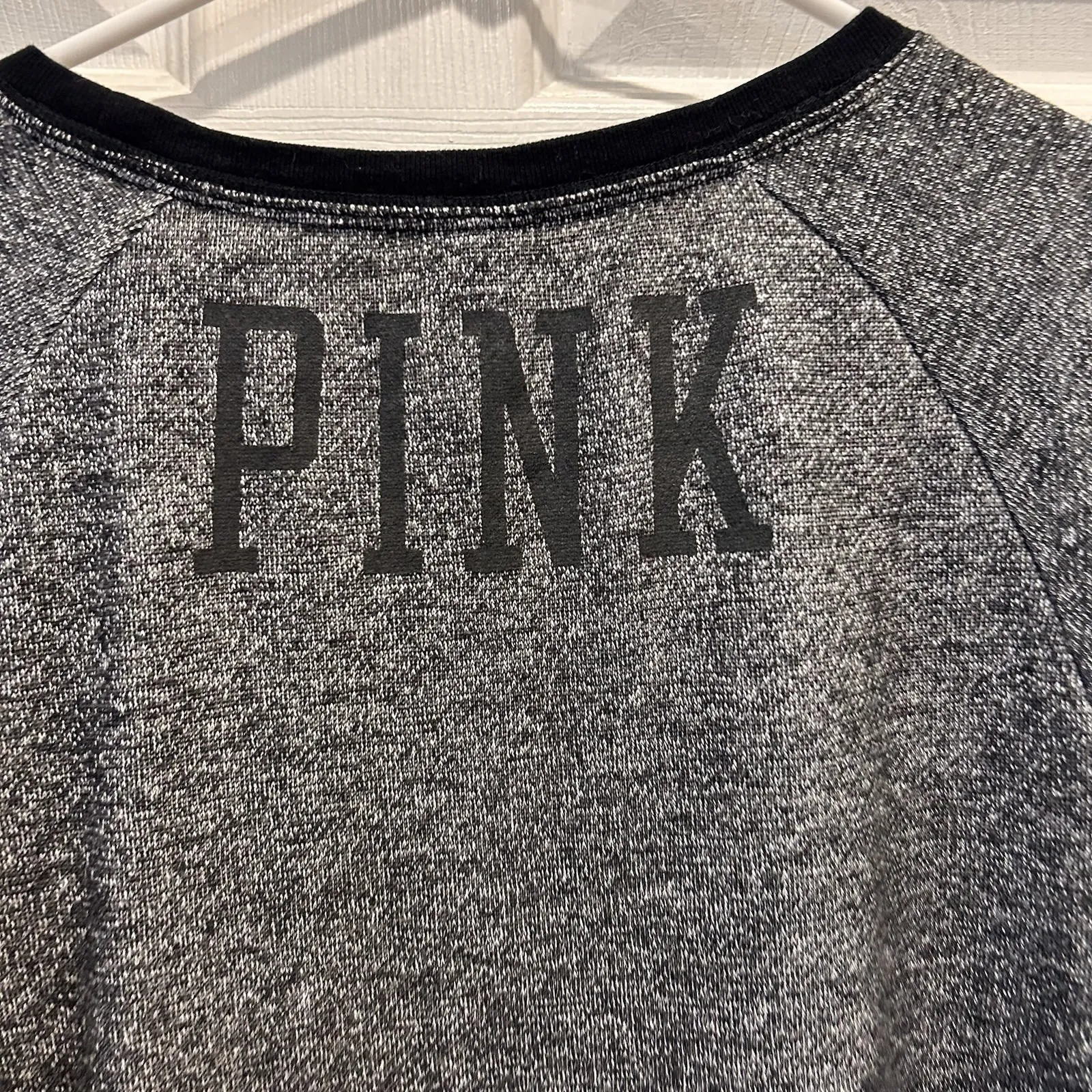 Pink Victoria's Secret The University Of Iowa Sweatshirt Womens Small Oversized‎ - Image 5