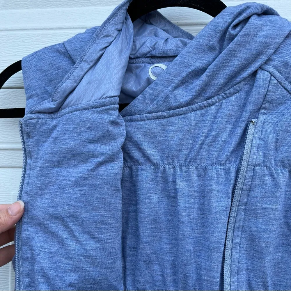 Be  Noir Down Fill Feather Vest XS Quilted Athleisure Athletic Gorpcore - Image 7