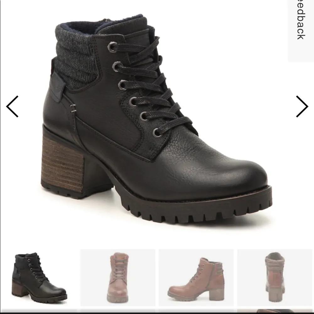 Bullboxer Black Cassie Booties Size 8 - Image 3