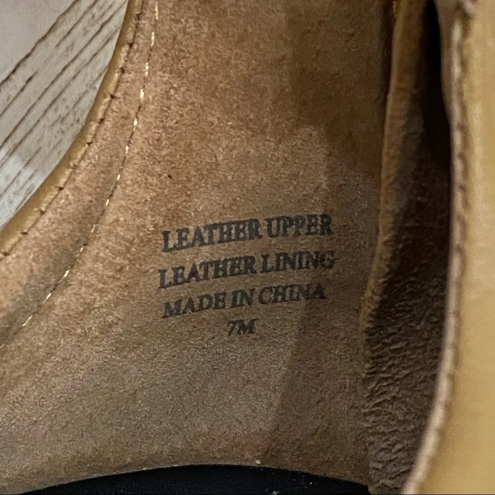 ATELJÉ A7EIJÉ Camel Glazed Aida Leather Sandals 7 - Image 13