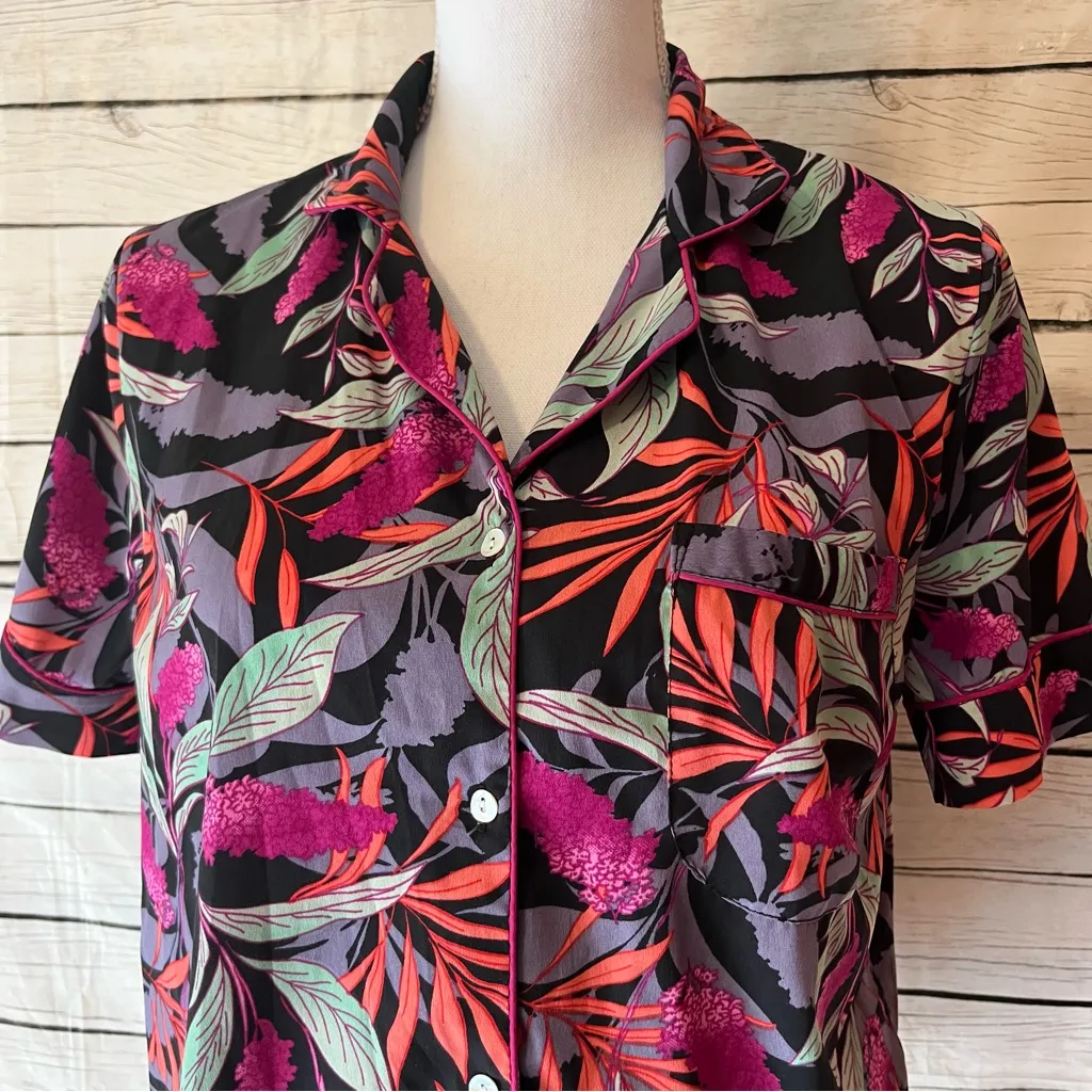 Isaac Mizrahi Colorful Floral Pajama Set Size Small - Image 7