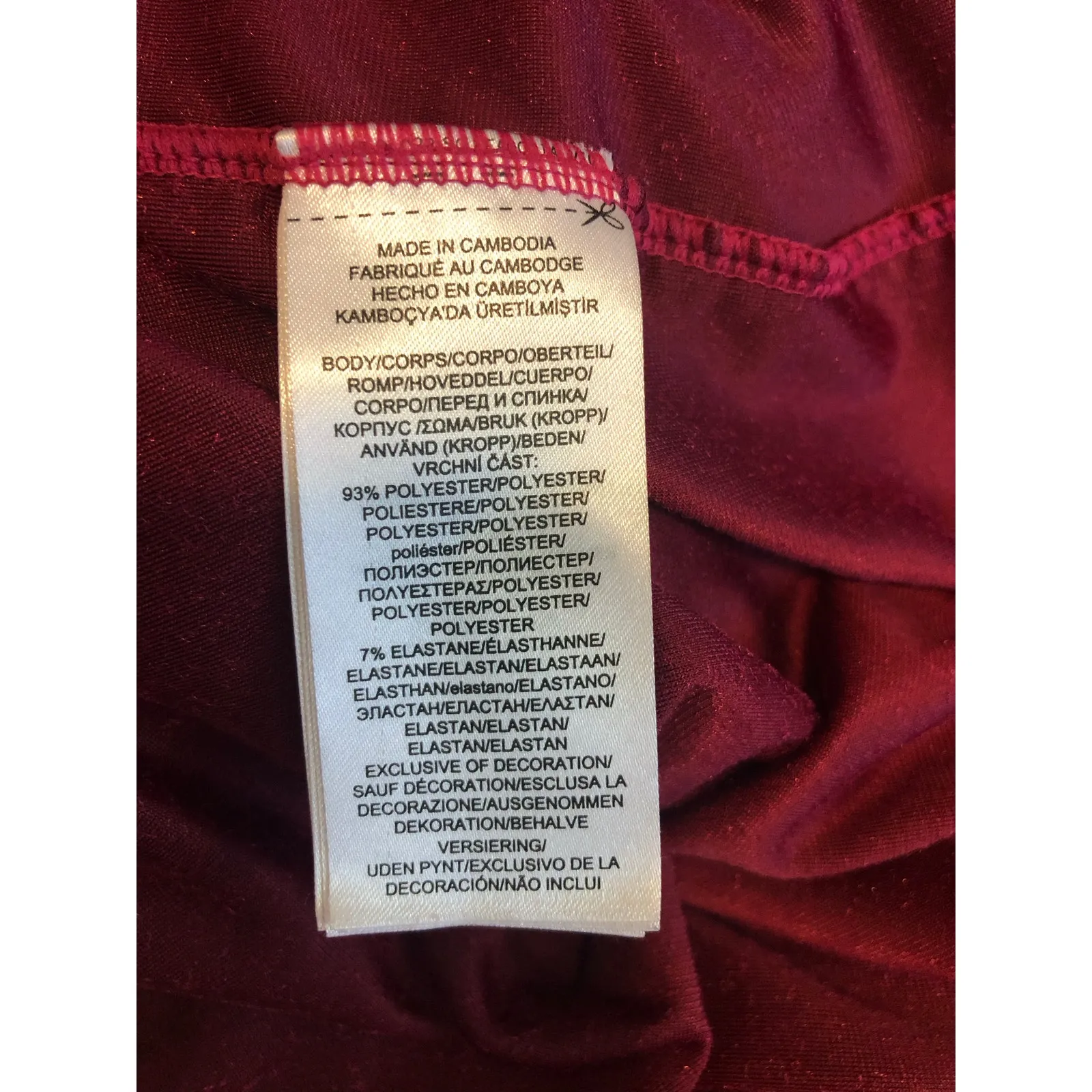 Ralph Lauren RLR Red Velvet Robe Size Womens M Monogram  Pockets Shawl Collar - Image 6