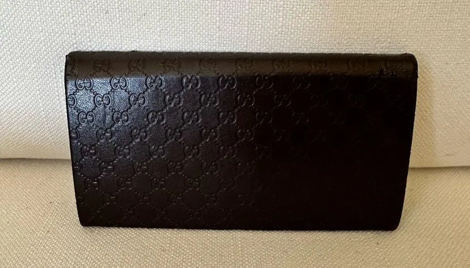 GUCCI Collapsible Triangular Leather SUNGLASS Case ONLY - Image 10