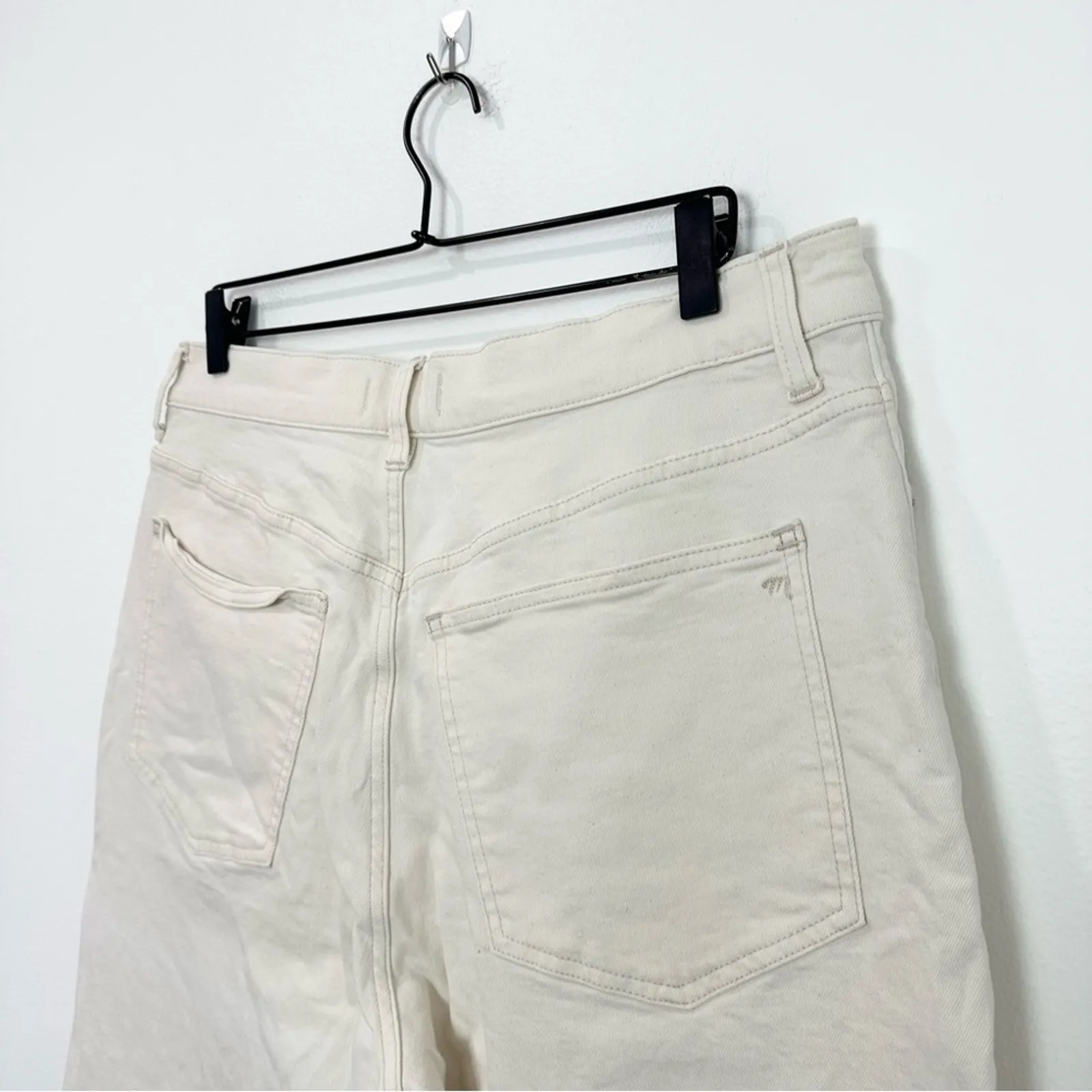 Madewell The '90s Straight Jean Vintage Canvas size 32 Denim Preppy - Image 4