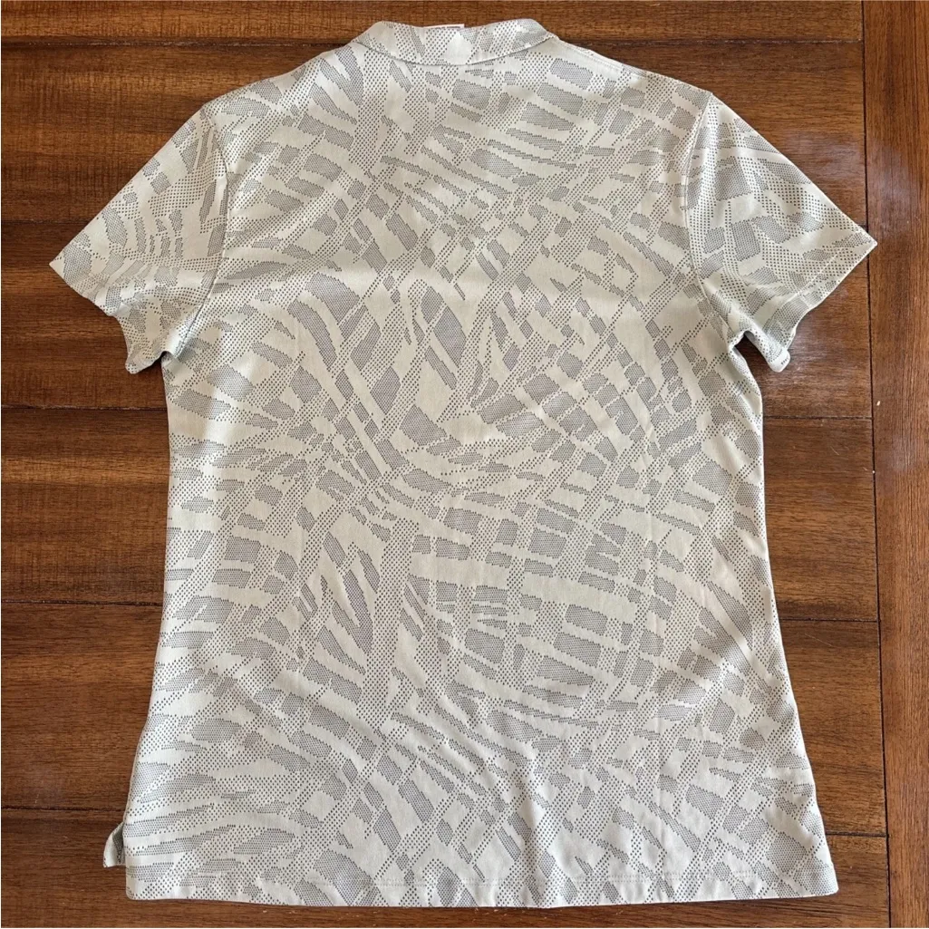 Nike Dri-Fit Golf Shirt Womens Medium Victory Jacquard Light green DA3261-387 - Image 7