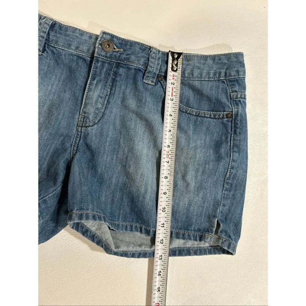 Calvin Klein Jeans Women’s Denim Shorts Size 12 Blue Casual Mid Rise - Image 7