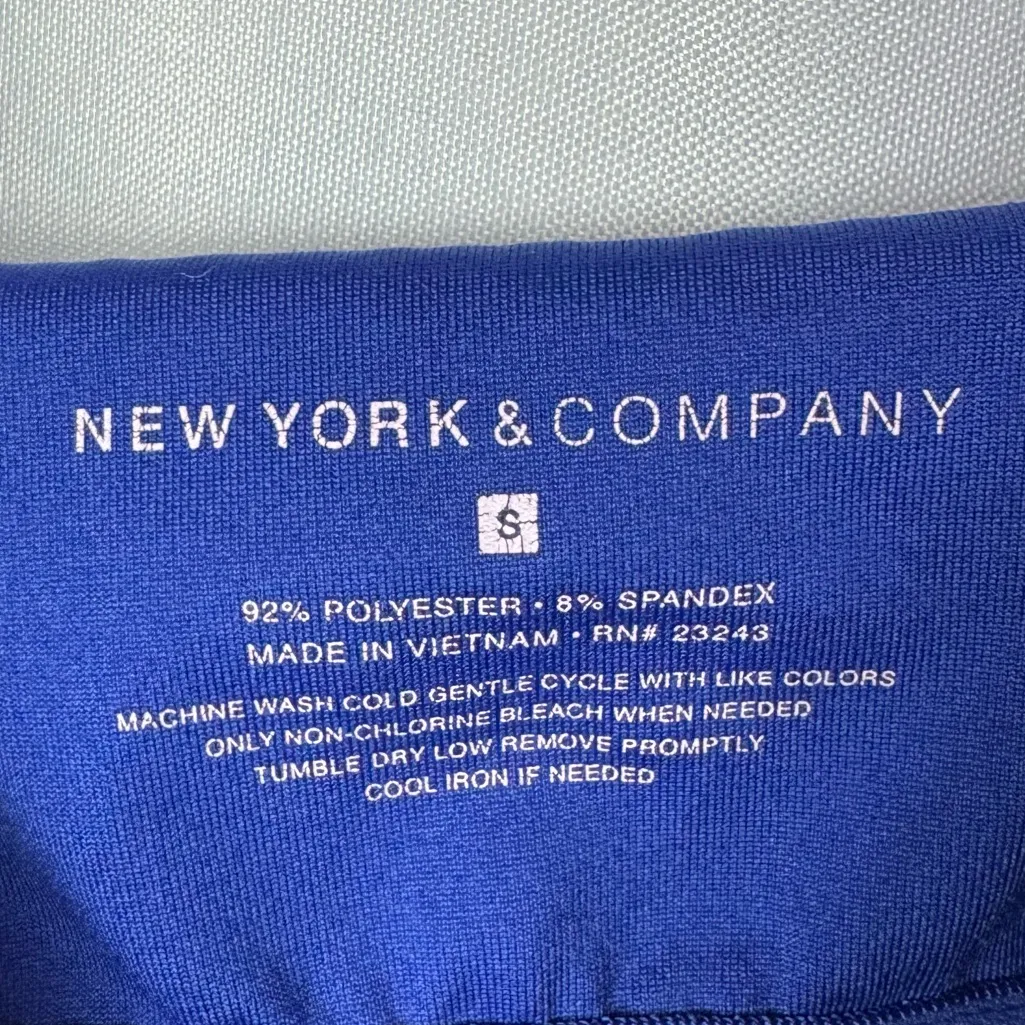 New York & Company Royal Blue Cami Tank Top S - Image 4