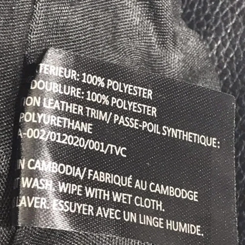 Botkier Black Faux Leather Fold Over Backpack NWT - Image 6