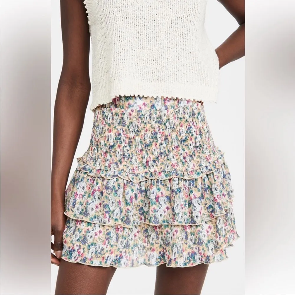 English factory mini floral skirt size M - Image 2