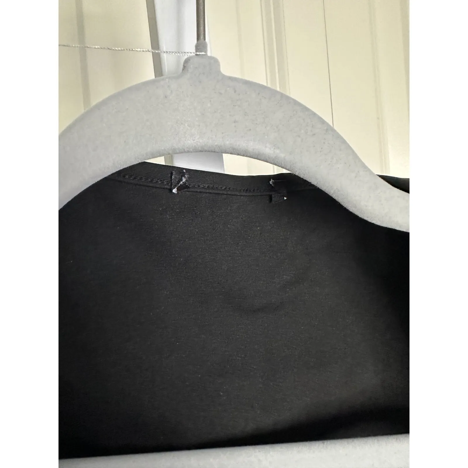 Sleeveless‎ Bodysuit Square Neck Tank Top Basic Casual Black Size XS - Image 4