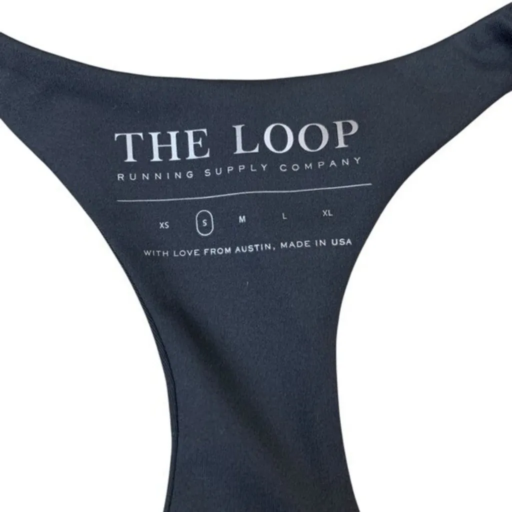 The Loop Running Supply Co. Gray Sports Bra Small Racerback Activewear‎ - Image 2