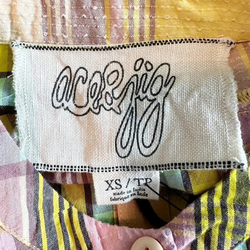 Ace & Jig Grace Midi Dress Size XS Dayglow Prairie Boho Cottagecore Lagenlook - Image 5