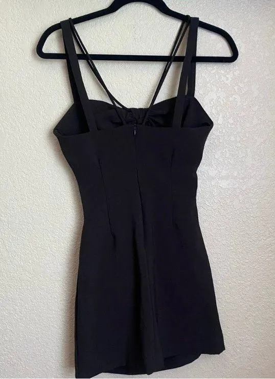 Black Mini Dress with Knot - Image 14