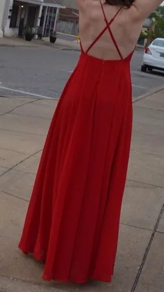 Red Formal Dress - Image 2