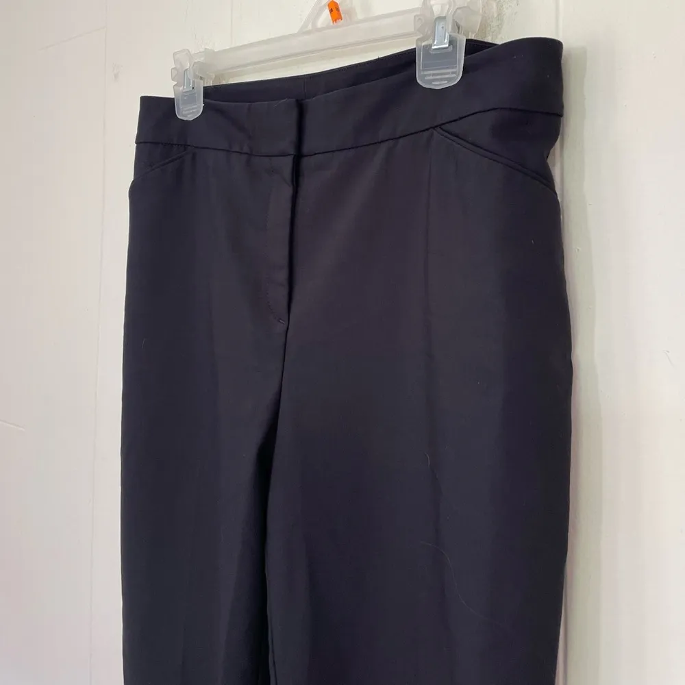 Chico’s So Slimming Black Dress Pants Trousers Pockets ~ Size 1 Short US M/8 - Image 4