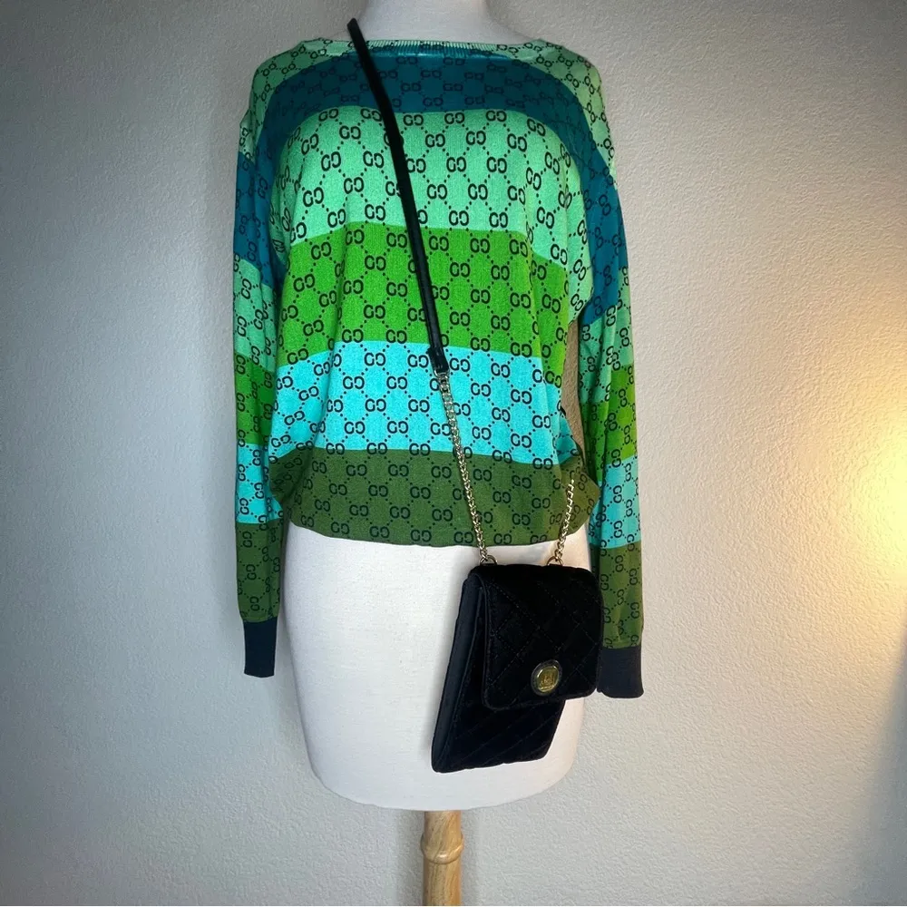 LIZ CLAIBORNE cross-body bag quilted velvet flap with snap and zipper pocket - Image 7