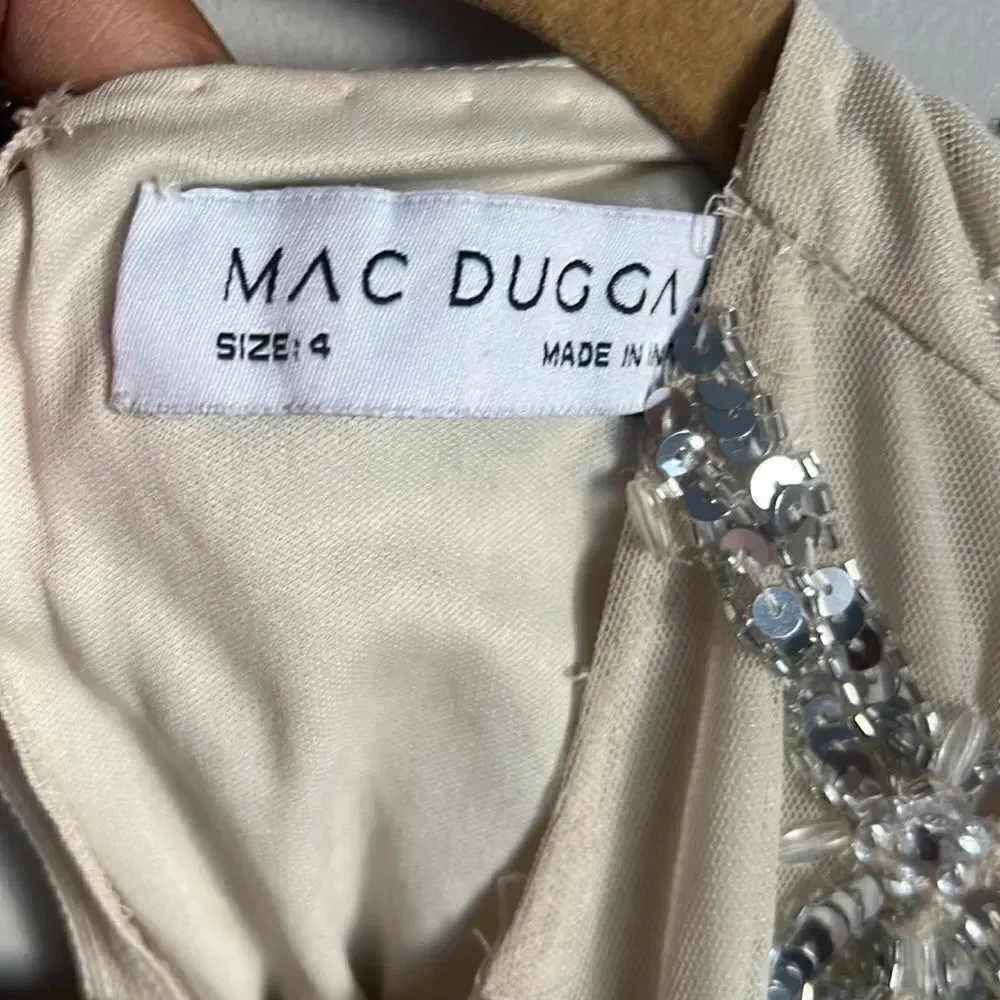 NEW Mac Duggal EMBELLISHED HIGH NECK CUT OUT GOWN - Image 9