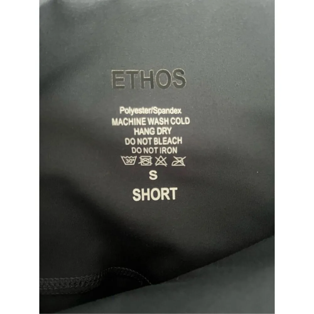 Ethos Gray Athletic Workout Leggings‎ Small Short - Image 2