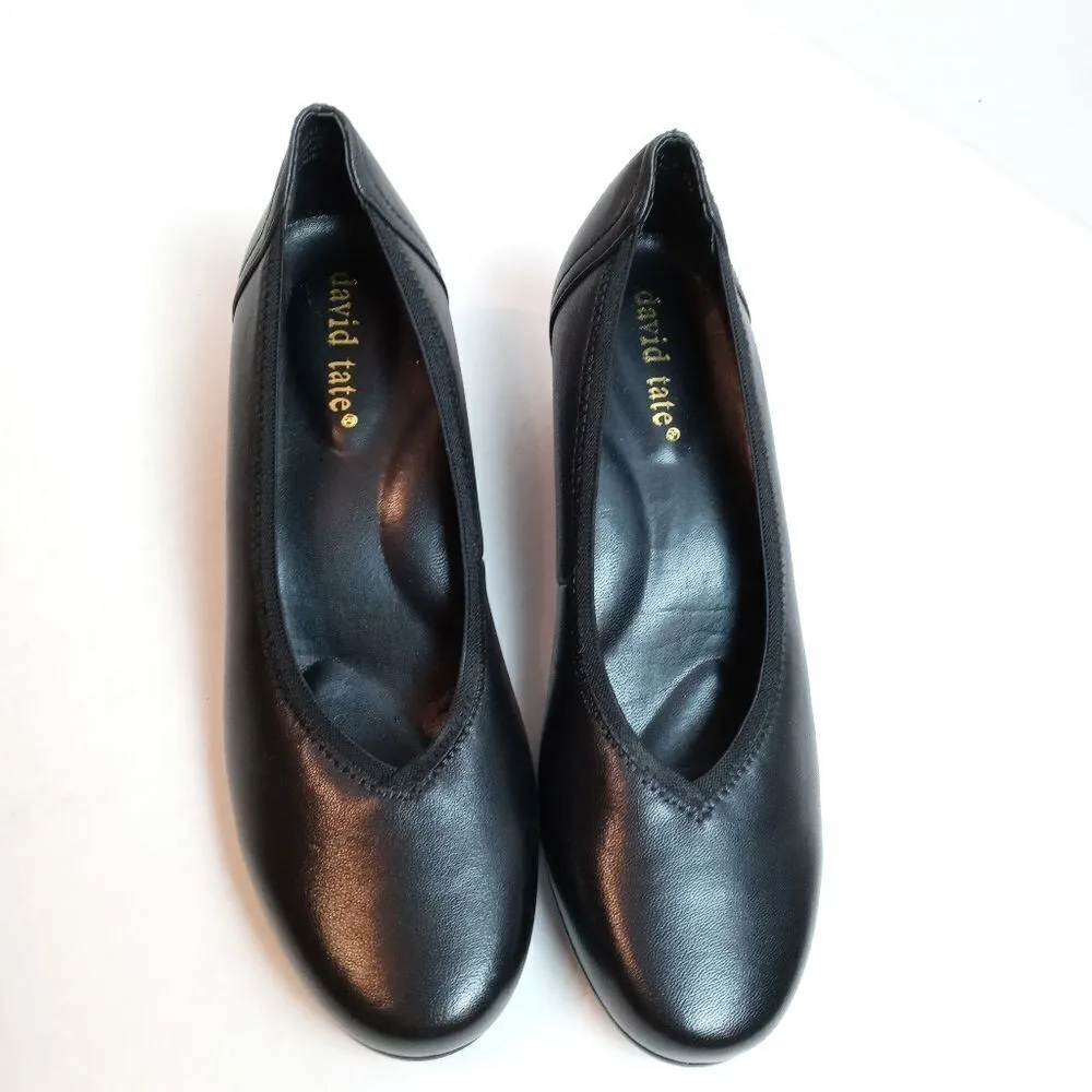 David Tate Womens Madera Black Pumps size 7.5N - Image 4