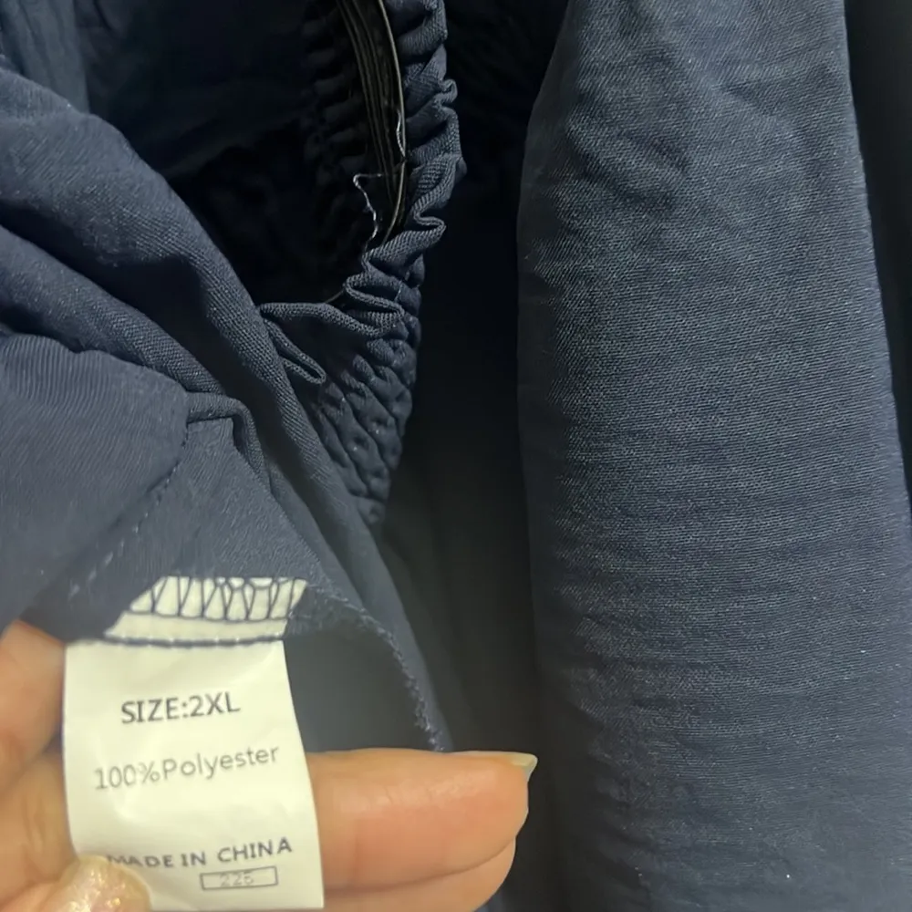 2X Womens Summer Dresses Square Neck Lantern Sleeve Tie Backless Ruffle - Image 8