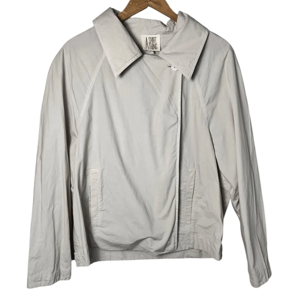 A Shirt Thing Vittorio Jacket Parachute Sand Large - Image 2