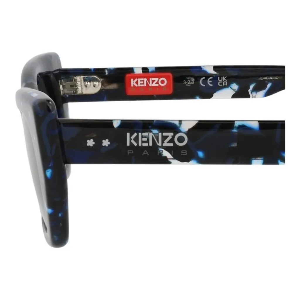 New Authentic Kenzo Unisex Cat Eye Blue Blue Green Fashion Designer Sunglasses - Image 4