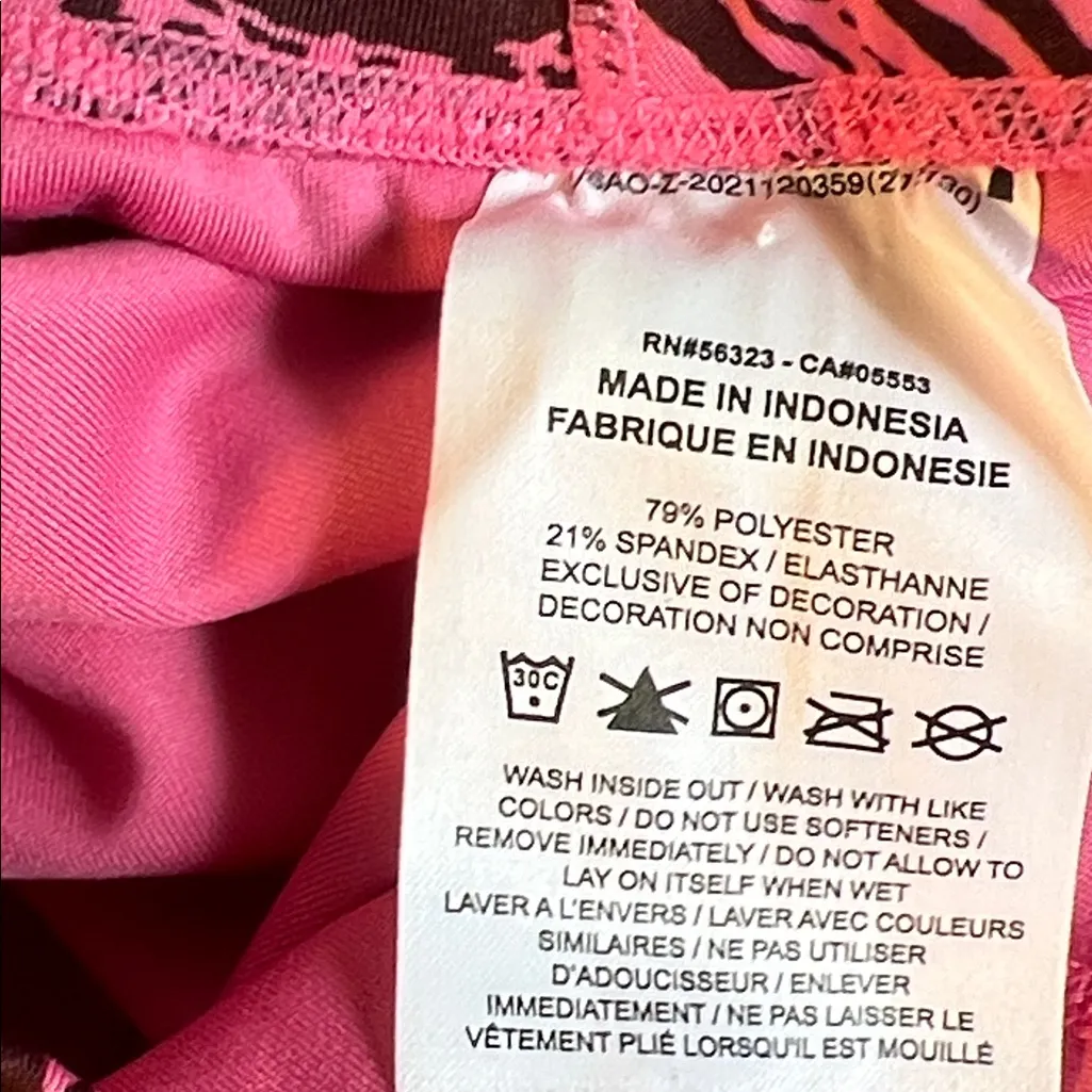 Nike Training Icon Clash One Dri Fit High Rise Swirl Print Leggings DQ6719-684 - Image 5