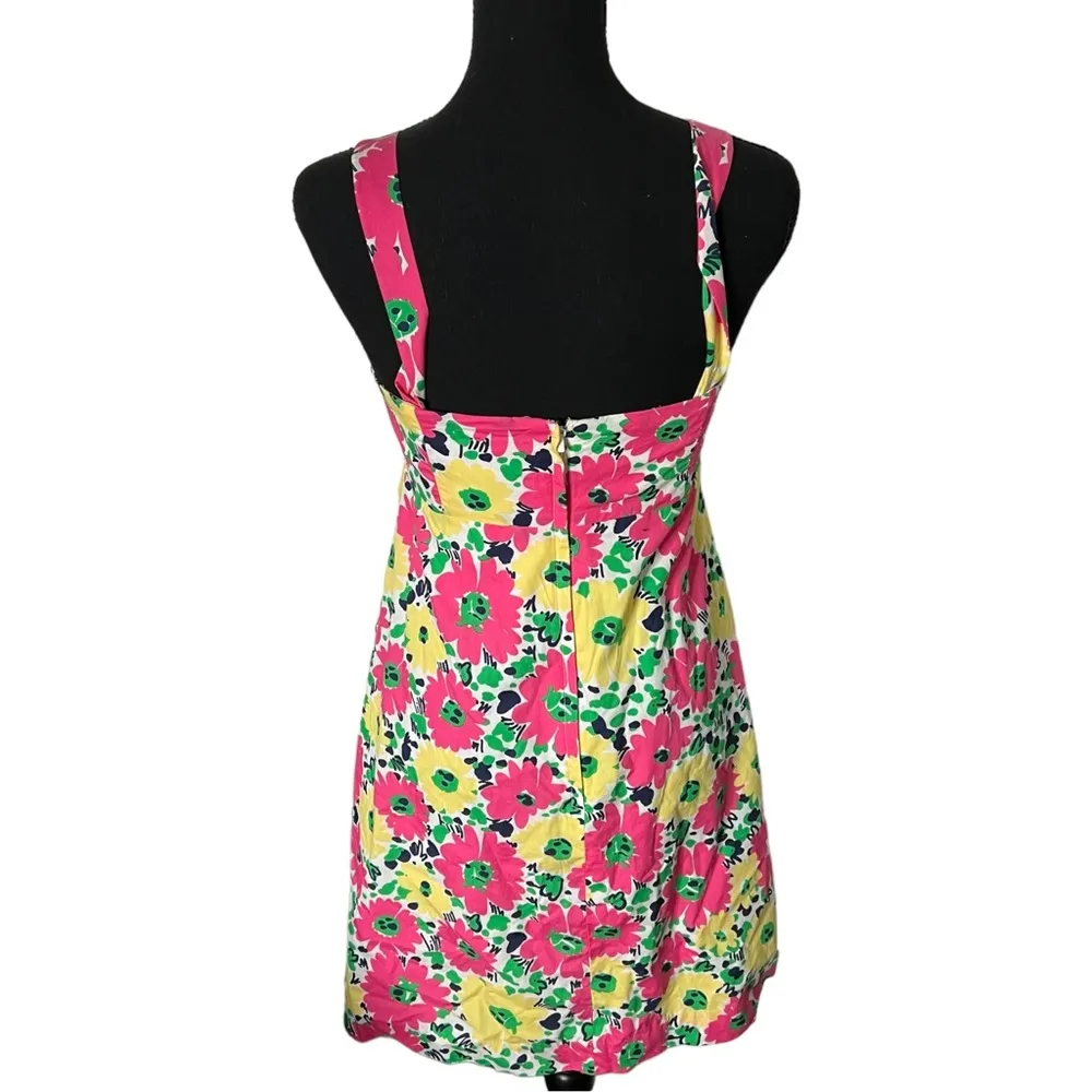 Lilly Pulitzer Avaline Resort White Doodle Bug Daisy Mini Dress Size 6 27022 - Image 3