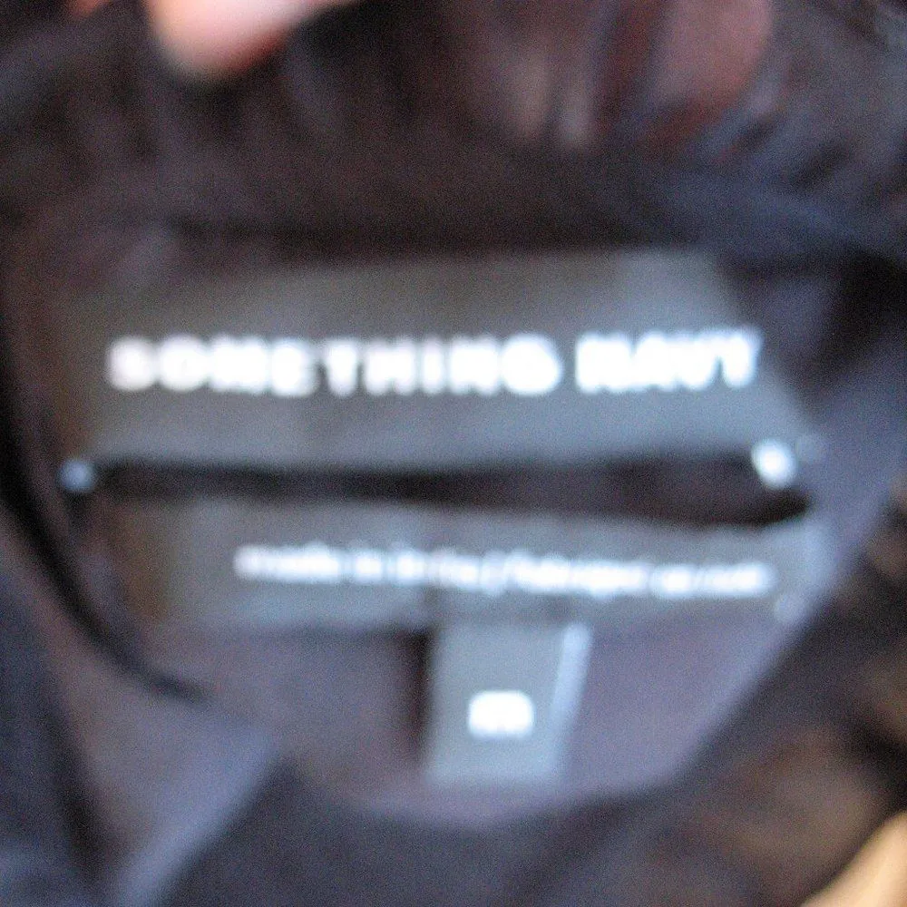 Something Navy Black Pleated Blouse Top - Image 9