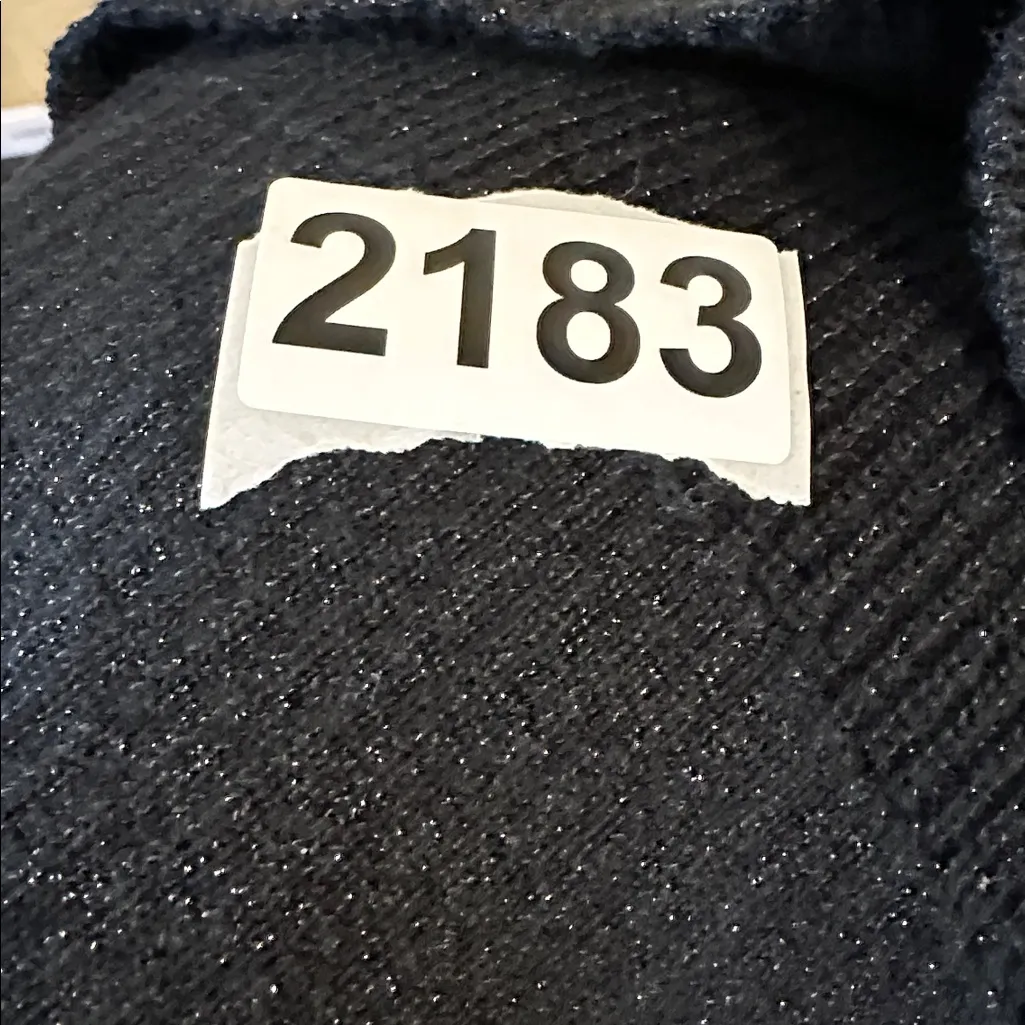 Tommy Bahama Bonita Shimmer Poncho Top Half Zip Mock‎ Neck Long Sleeve L/XL - Image 7