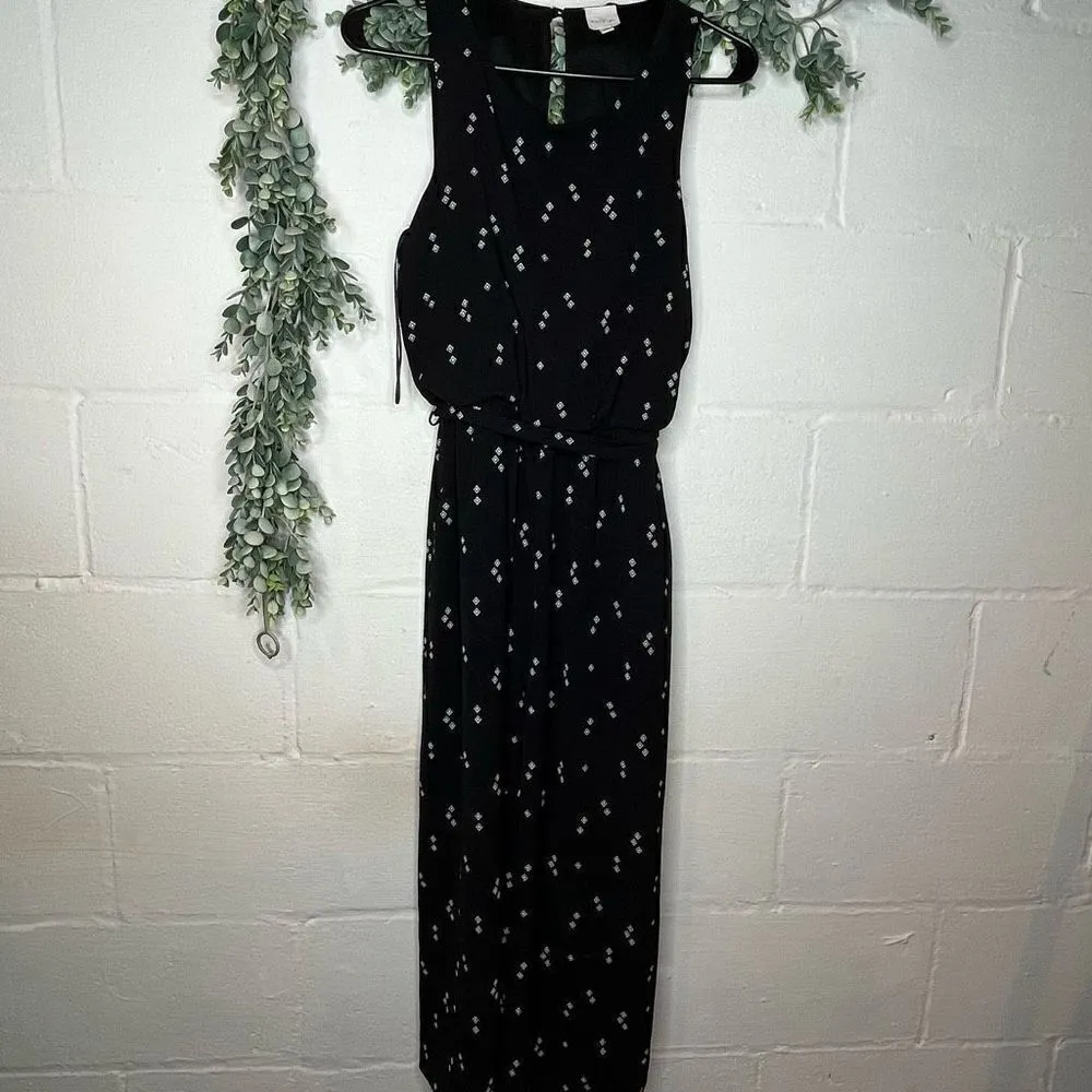 Kaileigh | women black sleeveless jumpsuit with diamond pattern - Image 4