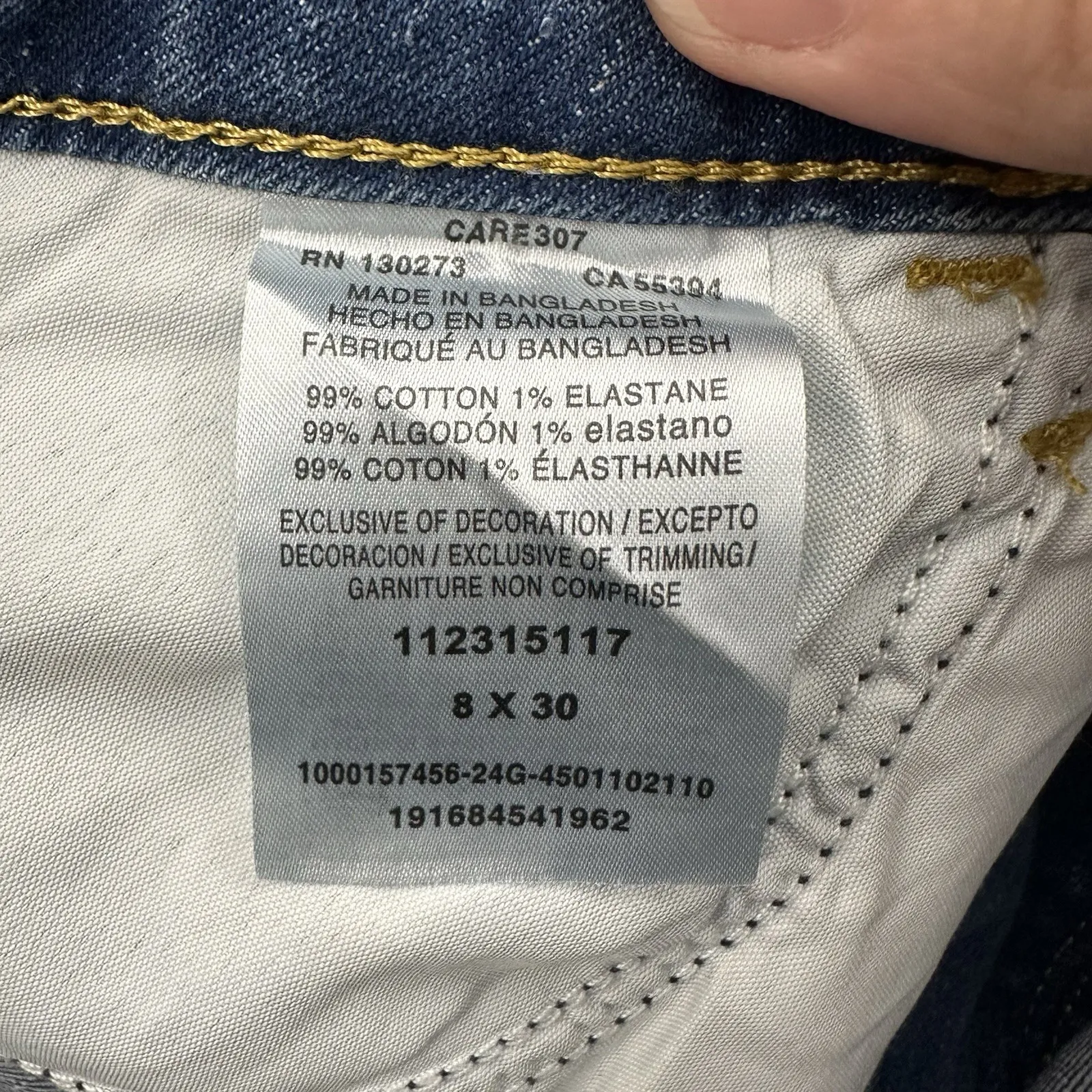 Wrangler High Rise True Straight Jeans Western Rodeo‎ Cowgirl Festival W 8 x 30 - Image 5